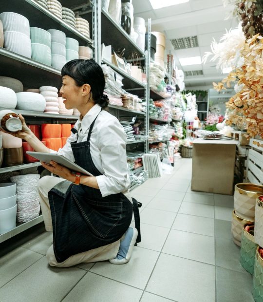 stylish home goods shop interior